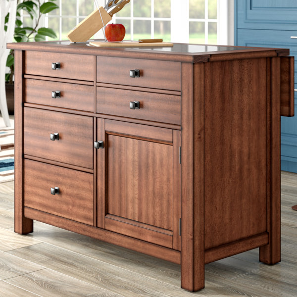 Hurst Quartz Top Kitchen Island AllModern